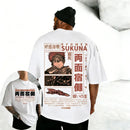Camiseta Jujutsu Kaisen Ryomen Sukuna Unisex Pure Cotton T-shirt