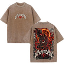 Camiseta Asta Black Clover T Shirt Vintage Oversized Streetwear