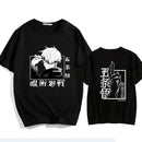 Camiseta Unissex de Algodão Puro Jujutsu Kaisen Satoru Gojo