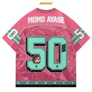 Camiseta de Beisebol Anime Dandadan Momo Ayase, 50.