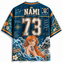 Camiseta de Time de Futebol com Estampa 3D One Piece