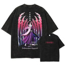 Camiseta Anime Bleach Aizen Sousuke Oversized Vintage