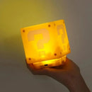 Luminária 3D LED Pergunta Com Música Carregamento USB, Aniversário e presentes de Natal