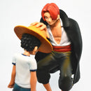 Boneco One Piece  Shanks e Luffy Action