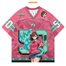 Camiseta de Beisebol Anime Dandadan Momo Ayase, 50.