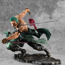 Boneco One Piece Roronoa Zoro Três Lâminas Estatueta