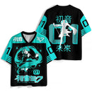 Camiseta Hatsune Miku 01 Baseball Unisex Casual