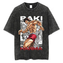 Camiseta Anime Baki Haman Tshirts Vintage