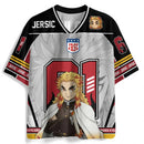 Camiseta Esportiva Oversize Unissex do Anime Demon Slayer Retro