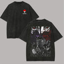 Camiseta Itachi Sasuke T Shirt Naruto Streetwear Vintage