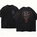 Camiseta Vintage Demon Slayer Anime T Shirt Streetwear Oversized