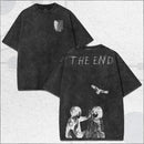 Camiseta Retro Anime Attack Titan The End Unisex