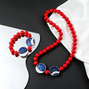 Colar e Pulseira Anime One Piece Ace Personalizada