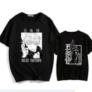 Camiseta Unissex de Algodão Puro Jujutsu Kaisen Satoru Gojo