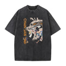 Camiseta Anime Chainsaw Man Vintage