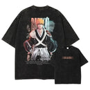 Camiseta Anime Bleach Aizen Sousuke Oversized Vintage