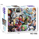 Quebra-Cabeça Brinquedo Cartoon Anime One Piece/ Dragon Ball 1000 Peças