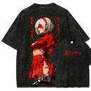Camiseta Anime NieR Automata 2B Vintage Streetwear