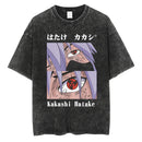 Camiseta Naruto Uchiha Obito Vintage Streetwear, Unisex