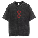 Camiseta Anime Berserk Guts Vintage Oversized