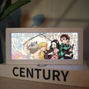 Decoração LED 3D Demon Slayer Anime