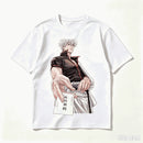 Camiseta Anime GINTOKI T-shirt Retro