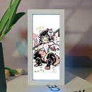 Decoração LED 3D Demon Slayer Anime