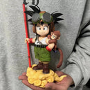 Boneco Modelo Dragon Ball Son Goku Kakarotto Kamehameha Wave, Ornamento Magnético, Figura de Ação Colecionável, Presente