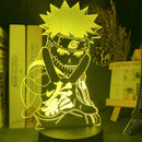 Luminária LED Noturna Anime Naruto Uzumaki