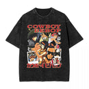 Camiseta Manga Cowboy T Shirt Vintage