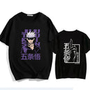 Camiseta Unissex de Algodão Puro Jujutsu Kaisen Satoru Gojo