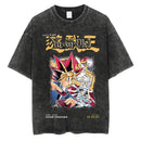 Camiseta Anime Yu-Gi-Oh! Oversized T-Shirt Vintage Streetwear