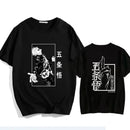 Camiseta Unissex de Algodão Puro Jujutsu Kaisen Satoru Gojo