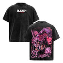Camiseta Anime BLEACH Zaraki Kenpachi Tshirts Oversized