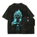 Camiseta Anime Dragon Ball Z Vegeta Majin Vintage Streetwear