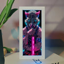 Decoração LED 3D Demon Slayer Anime