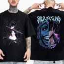 Camiseta Anime Solo Leveling Statue of God Shirt Sung Jinwoo