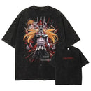 Camiseta Anime Bleach Aizen Sousuke Oversized Vintage