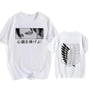 Camiseta Anime Attack on Titan Streetwear  T Shirt