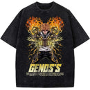 Camiseta Anime One Punch Man Genos T Shirt Vintage