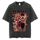 Camiseta Anime Baki Haman Tshirts Vintage