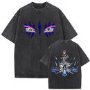 Camiseta Anime Demon Slayer Akaza Retro Streetwear