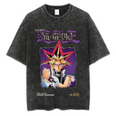 Camiseta Anime Yu-Gi-Oh! Oversized T-Shirt Vintage Streetwear