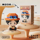 Bonecos Anime One Luffy Blocos de Montar 3D