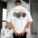 Camiseta Unissex de Algodão Puro One Piece Devil Fruit