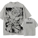 Camiseta Broly Super Saiyan Anime T-Shirt Vintage