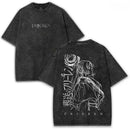 Camiseta Unissex Anime Frieren Vintage Algodão Puro