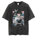 Camiseta Kimetsu No Yaiba Anime Vintage Oversized