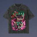 Camiseta Demon Slayer Retro Vintage