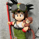 Boneco Modelo Dragon Ball Son Goku Kakarotto Kamehameha Wave, Ornamento Magnético, Figura de Ação Colecionável, Presente